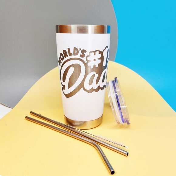 Personalized Engraved Tumblers, Best Dad Ever, Presents Birthday Gift for Dad - Picture 10 of 17